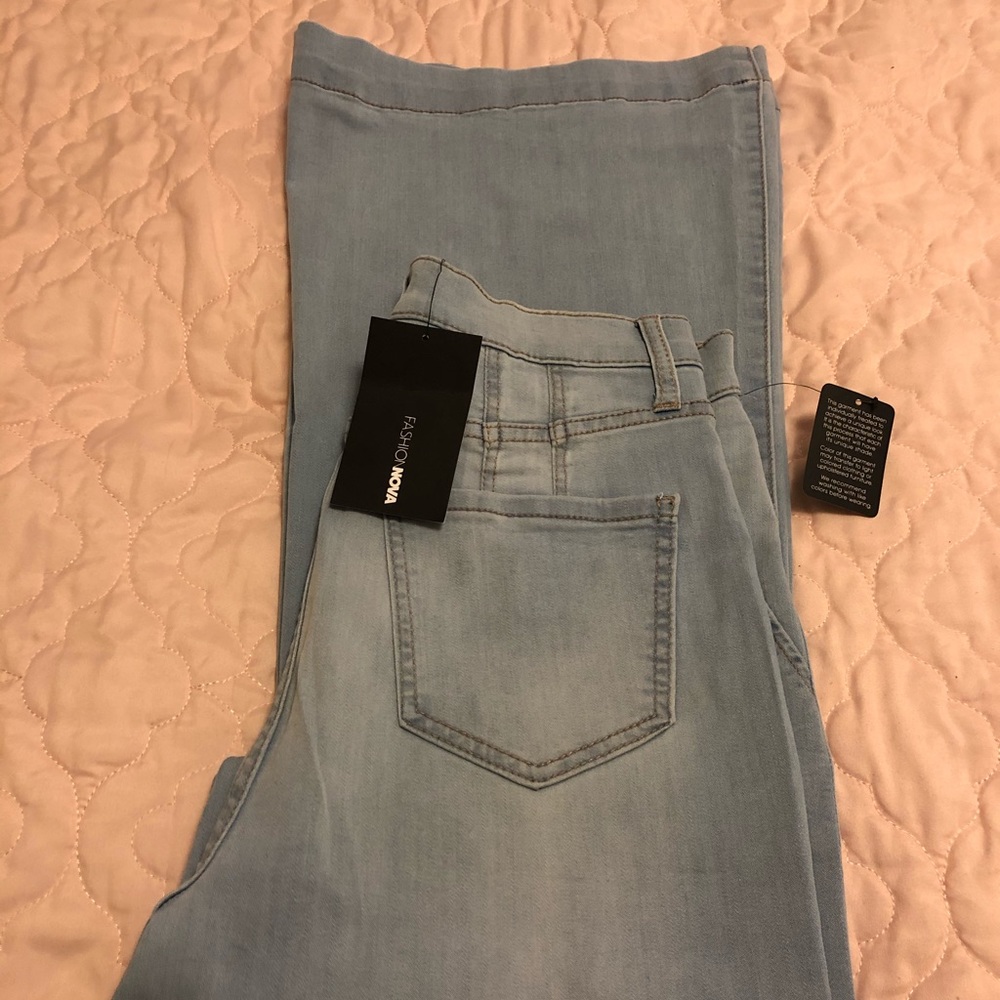 Women’s Fashion Nova High Waist Bell Bottom Jeans